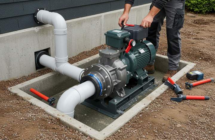 Solution de pompage d'eaux usées